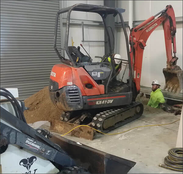 Indoor Excavating Wales WI